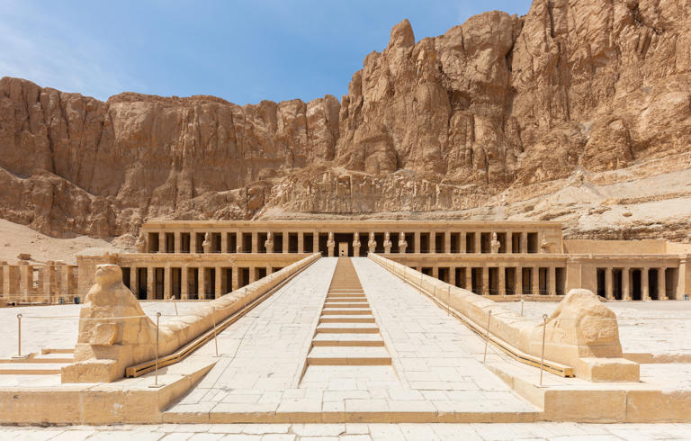 Archaeologists exploring the Temple of Hatshepsut near Luxor discovered ...