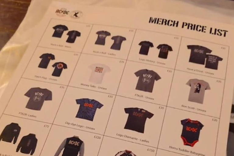 AC/DC pop-up in Edinburgh pub promises merch 'you won't find anywhere else'