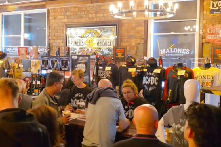 AC/DC pop-up in Edinburgh pub promises merch 'you won't find anywhere else'