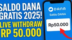 15 Cara Dapat Saldo DANA Gratis Hari Ini 2025, Tips Aman dan Terbukti