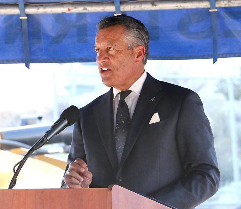 Nevada athletics fieldhouse holds ceremonial groundbreaking Tuesday in Reno