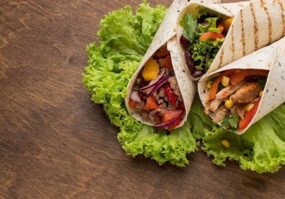 Resep Camilan Sehat: Salad Wrap Krim dengan Sayuran