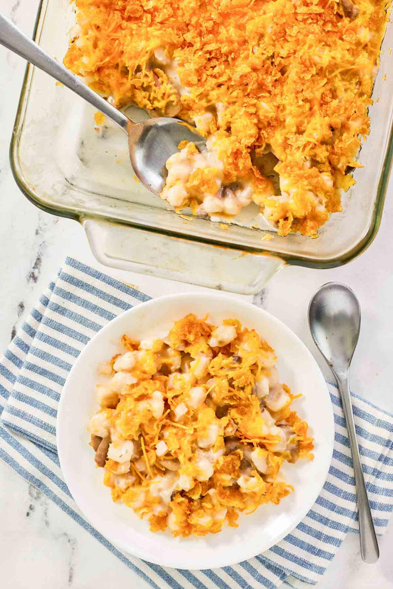Southern hominy casserole
