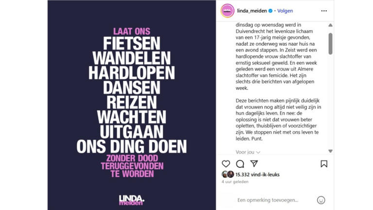 Waarom fietste ze 's nachts alleen?' Een pijnlijke, maar ook logische vraag