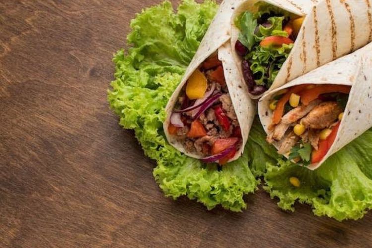 Resep Camilan Sehat: Salad Wrap Krimis dengan Sayuran