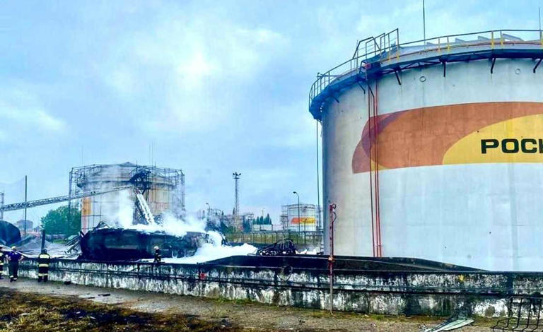 Russian fuel prices surge after Ukraine hits refineries