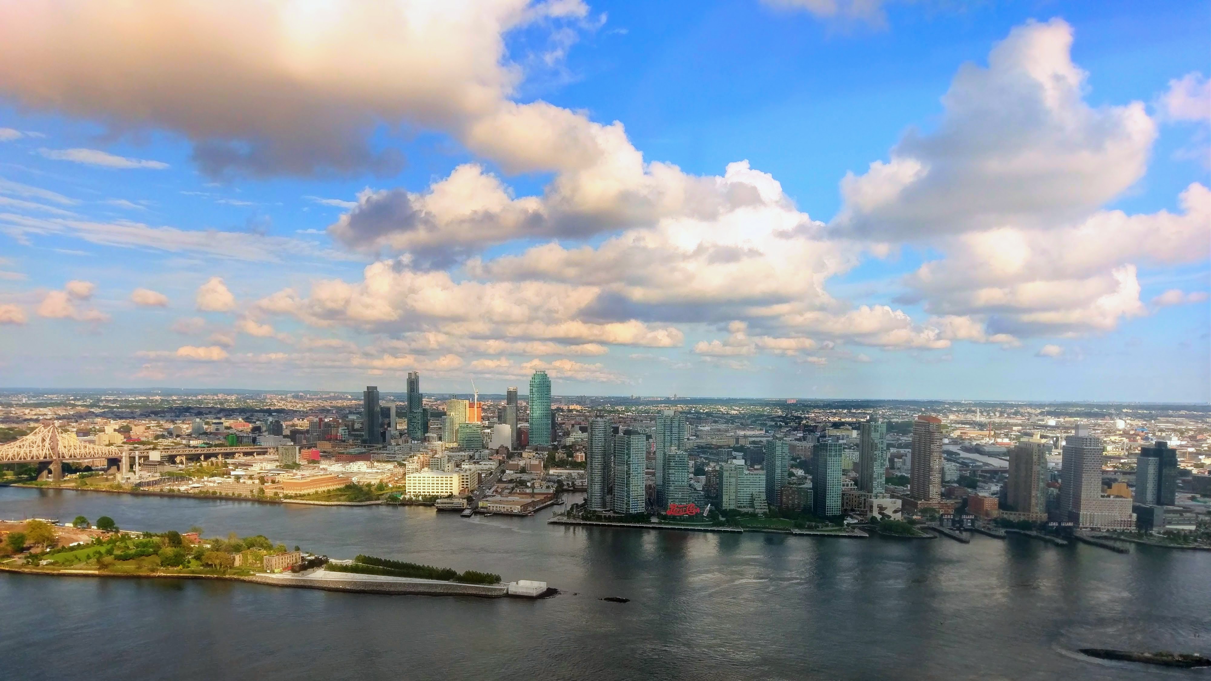 A photo of San Francisco that has been heavily edited.