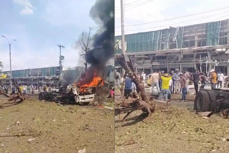 Investigan explosión de la cerca a base Aérea Marco Fidel Suárez en Cali