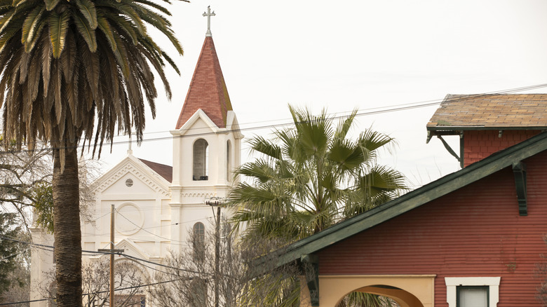 Historic church in downtown Los banos