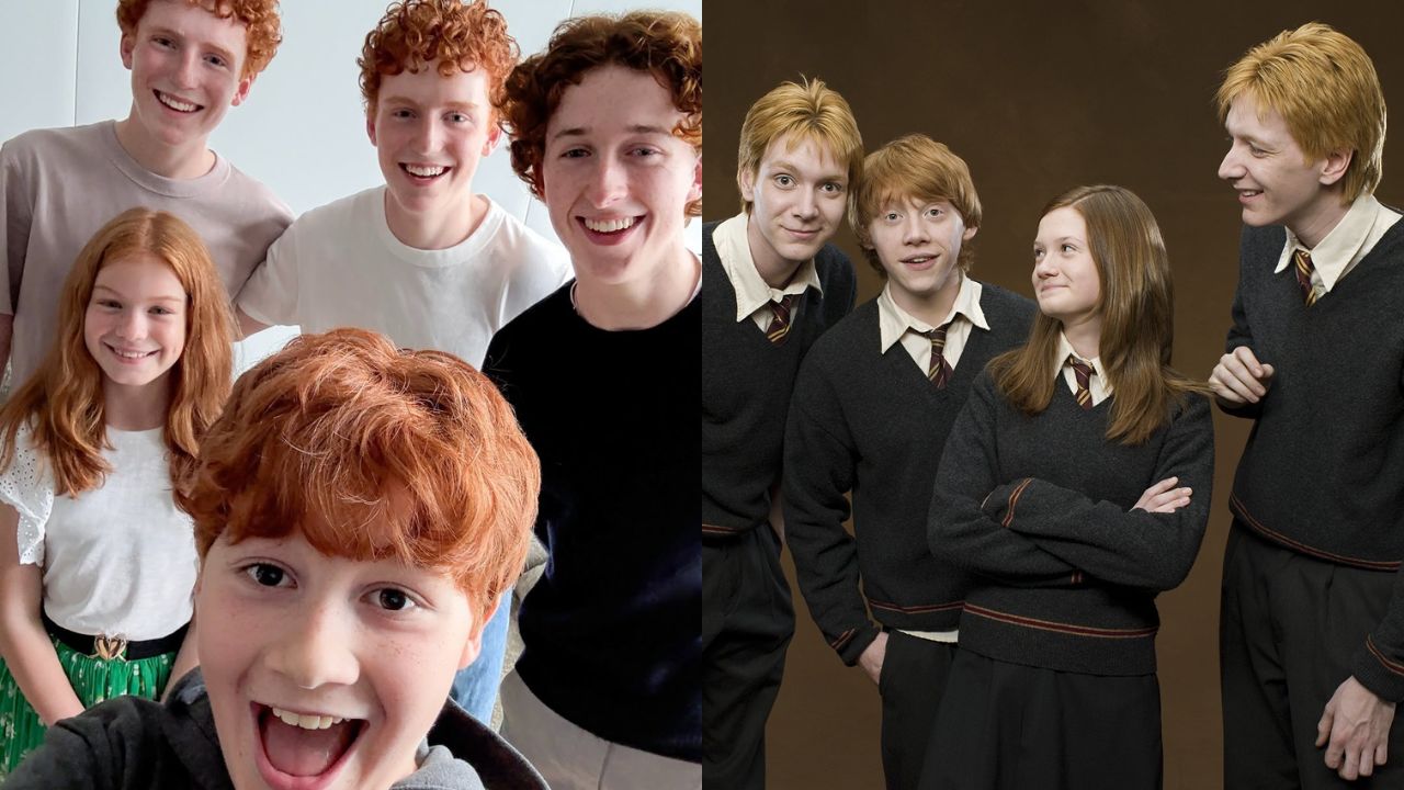 HBO veröffentlicht Fotos der Schauspieler, die die Weasley-Geschwister in  der “Harry Potter”-Serie spielen werden, image size:1280x720