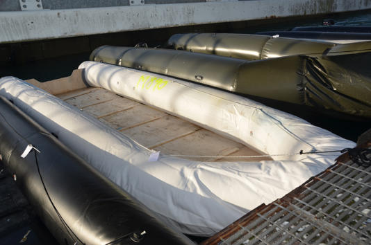 A small boat which arrived in UK (National Crime Agency)