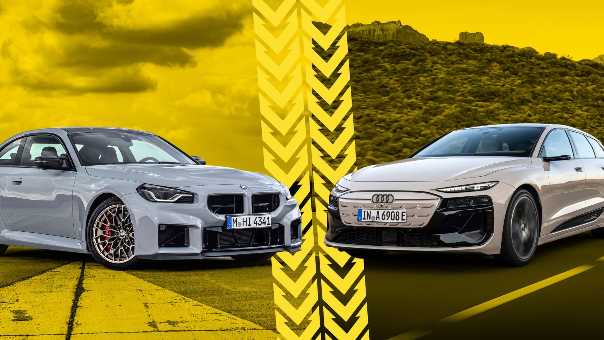 BMW M2 CS vs Audi A6 e-tron, bokser czy cichy sprinter