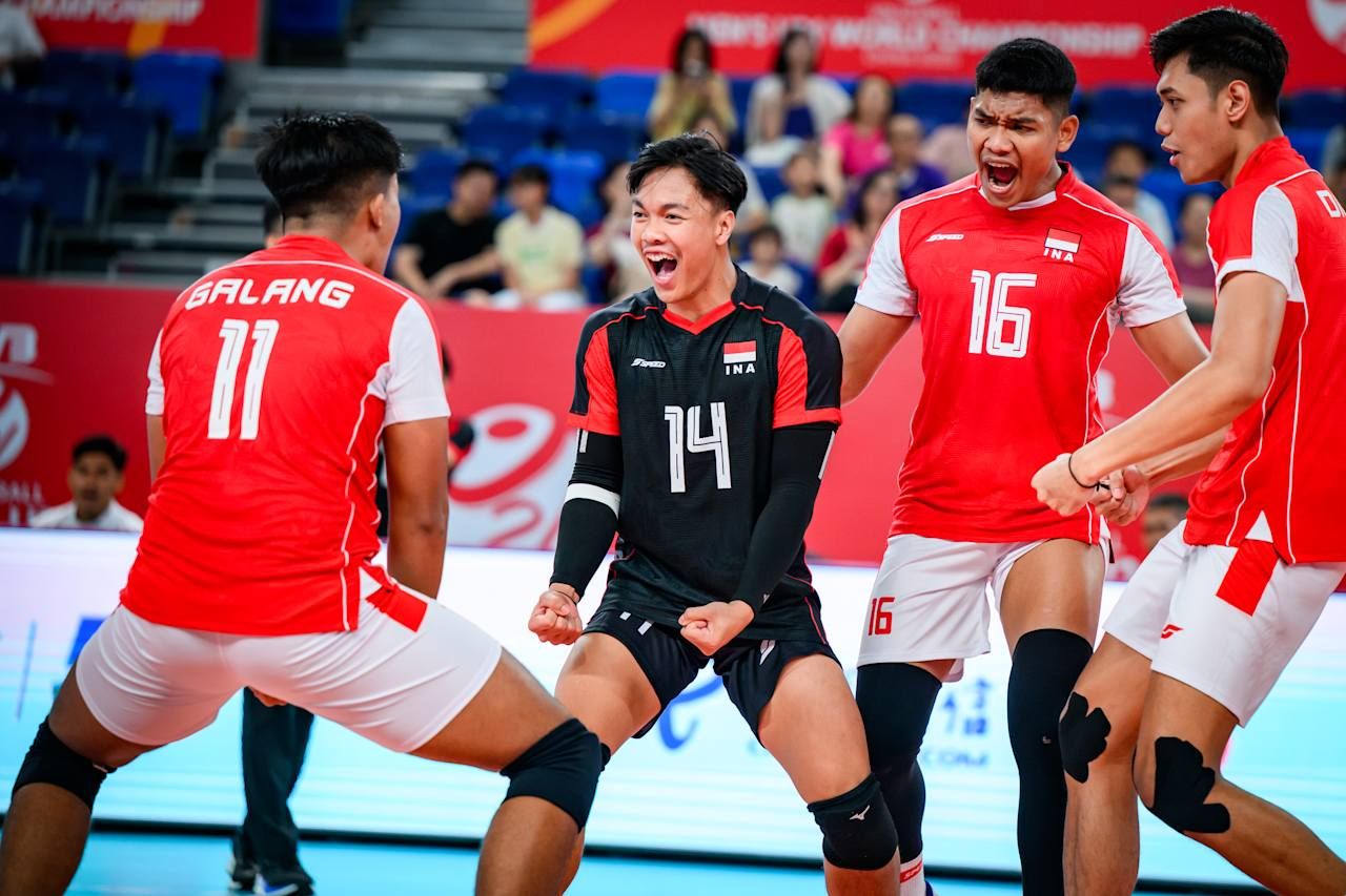 Hasil Kejuaraan Dunia Voli U-21 2025 - Indonesia Kalah Tipis dari Argentina Meski Dawuda Cetak 30 Po