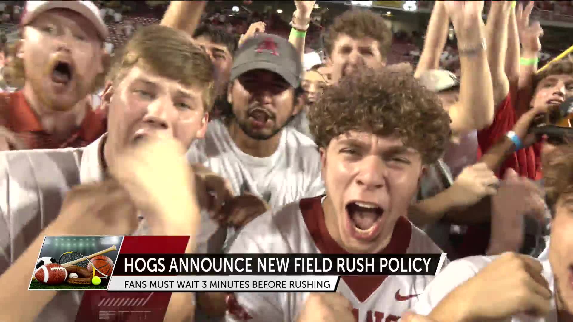 SEC announces new rule for fans rushing the field