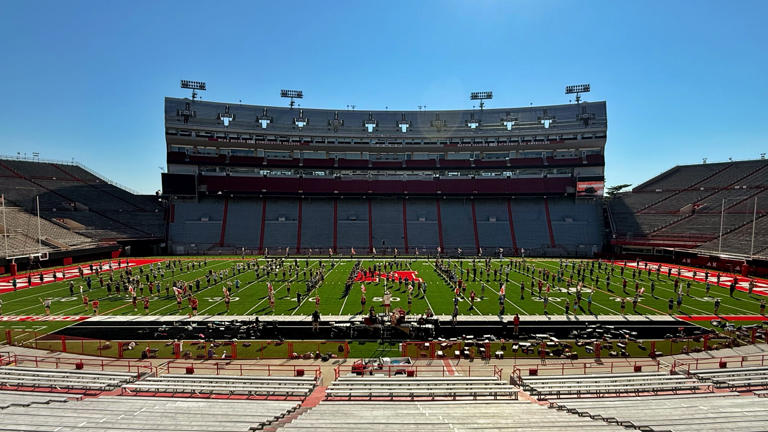 Husker Marching Band brings the beat back to Memorial Stadium
