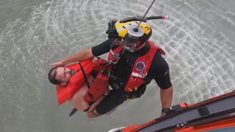 Coast Guard rescue caught on camera