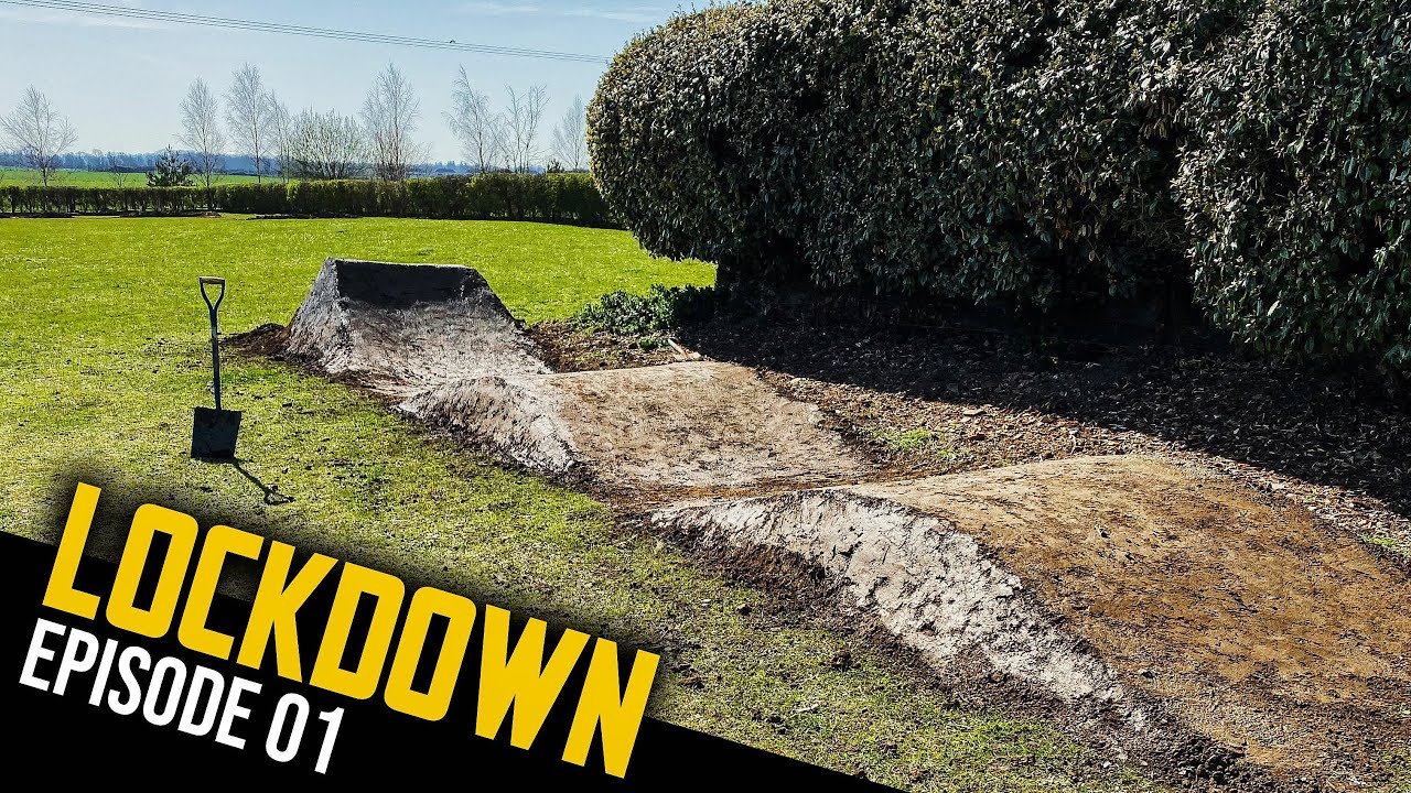 I'm building MTB dirt jumps in my backyard!