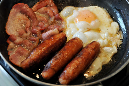 Eating processed meat, such as ham, bacon and sausages which contain nitrites increases the risk of bowel cancer (PA Archive)
