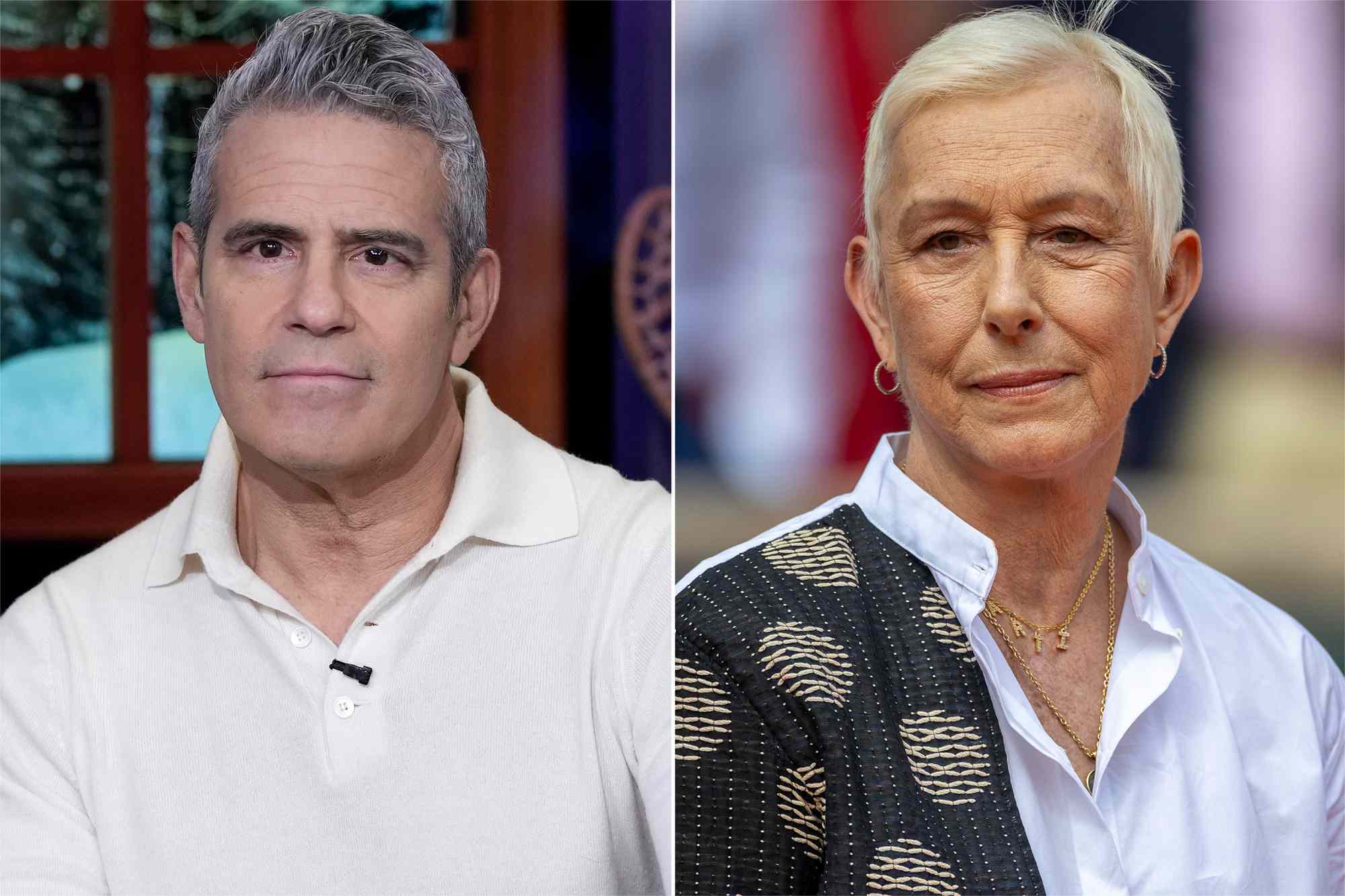 Andy Cohen slams 'dumb' Martina Navratilova after tennis star's