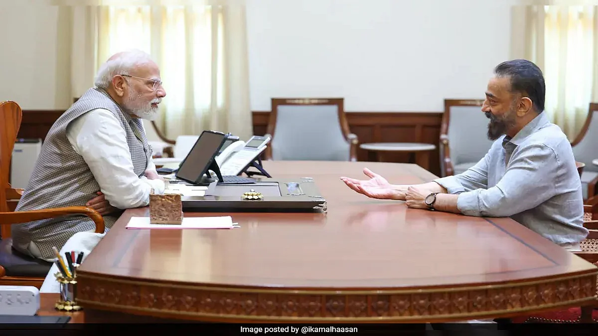 Kamal Haasan meets PM Narendra Modi