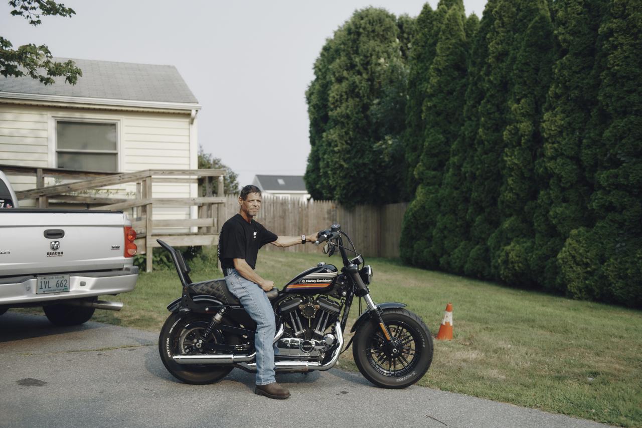 Harley rider James Alves views noise cameras as �another way to grab money.�