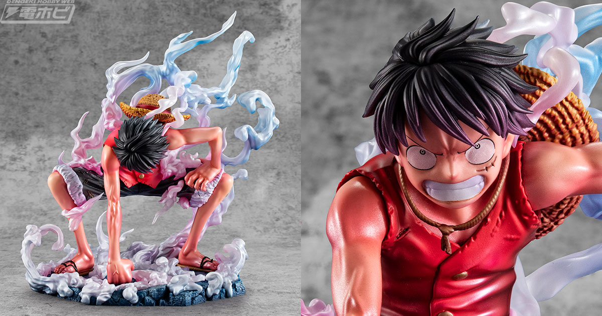 ワンピース ルフィ ギア2 フィギュア TVアニメ『ONE PIECE』のフィギュアシリーズ「P.O.P」で “ギア2