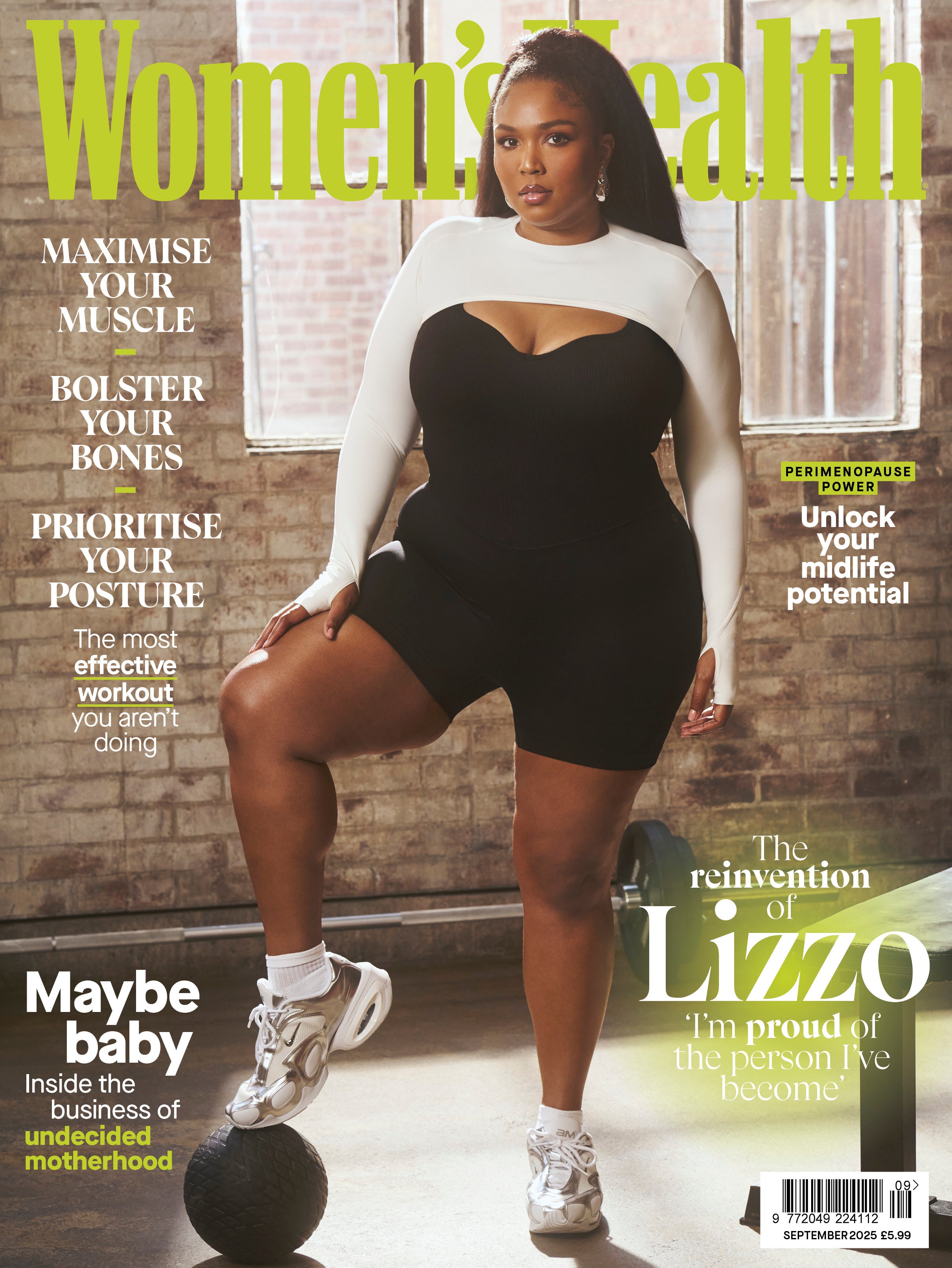 Lizzo on the cover of Women’s Health this month (Caleb & Gladys/Women's Health UK)
