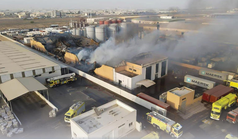 Fire in Sharjah under control with no injuries reported