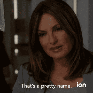 Person with medium-length hair says,