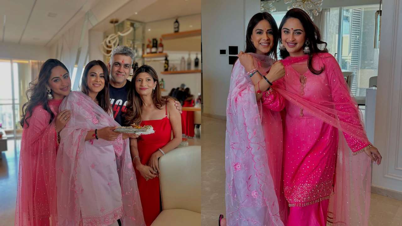 'Ek Hazaaron Mein Meri Behna Hai' stars Nia Sharma and Krystle D'Souza  celebrate Raksha Bandhan together; see post, image size:1280x720
