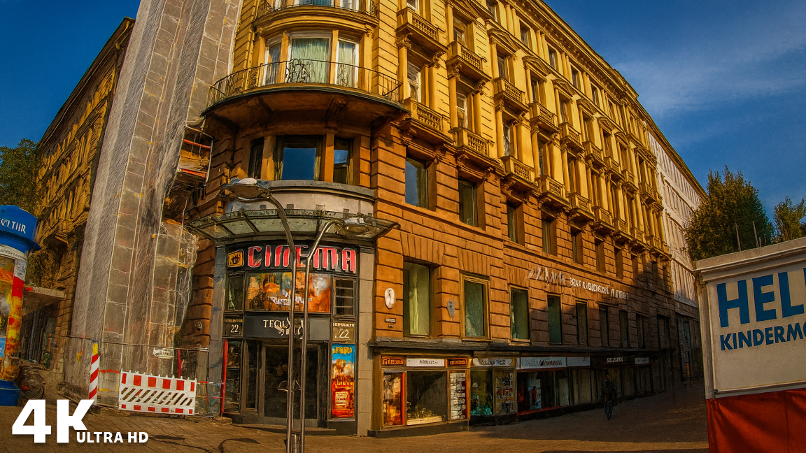 Walking Through Stuttgart Germany on a Calm Weekend Morning (4K)