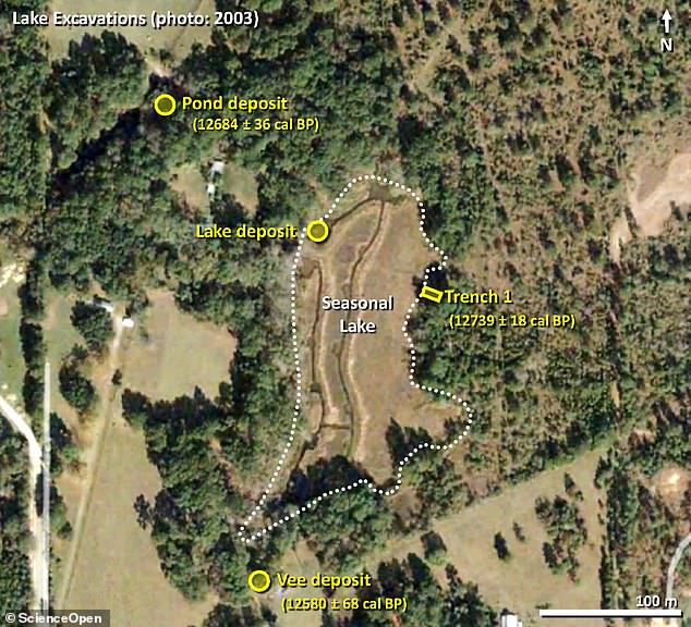 Radiometric dating and electron microscopy date the event to the Younger Dryas Boundary, a period marked by abrupt cooling and mass extinctions. Researchers suggested that the 984-foot-long lake and crater-like depression in Perkins could be the first airburst crater identified from this era