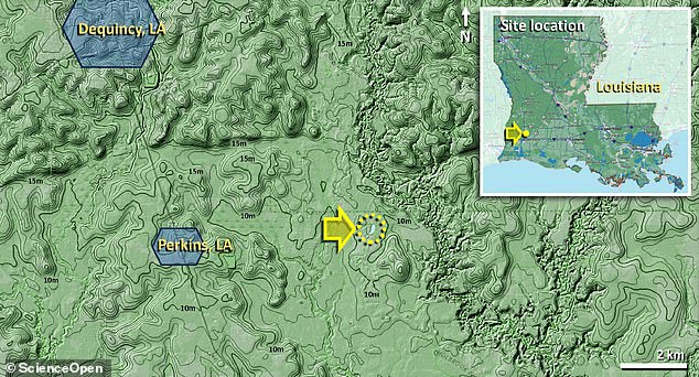 The 'evidence' was uncovered in Louisiana, which experts say could prove America was once home to an advanced civilization