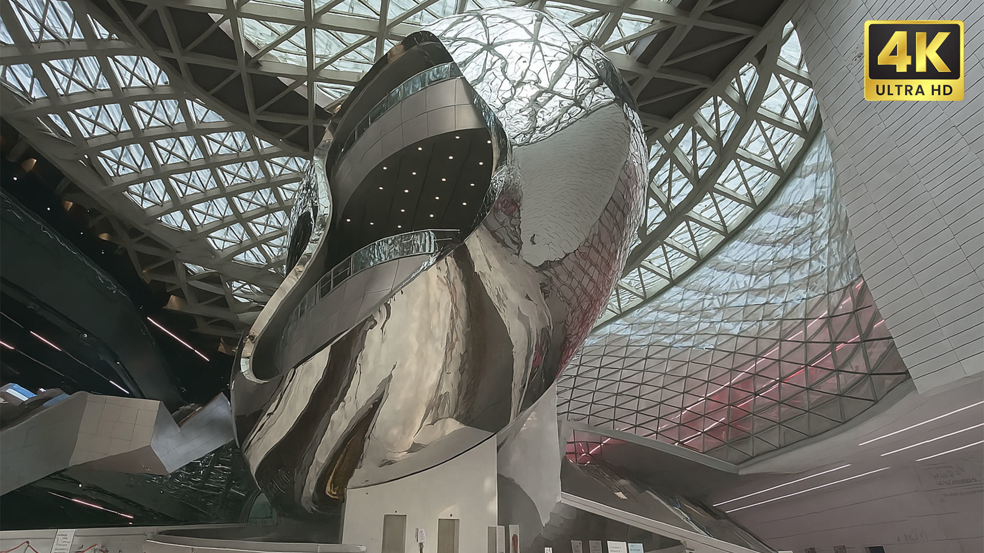 Das Museum für zeitgenössische Kunst in Shenzhen entdecken China in 4K Das Museum für zeitgenössische Kunst in Shenzhen entdecken China in 4K