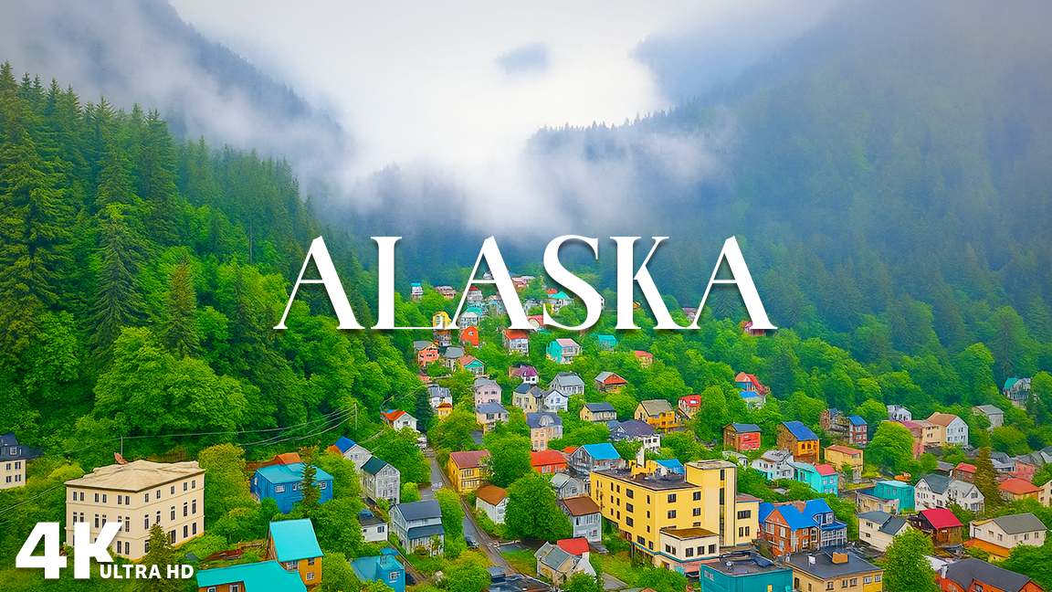Alaska From Above Landscapes Coastlines in 4K