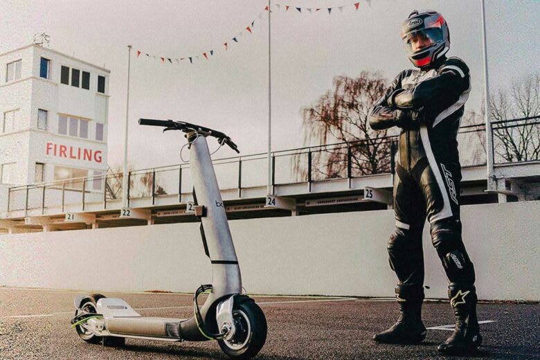 Une trottinette de course développée par Bo. Crédit photo : alexroryjacobs and bo.mobility sur Instagram