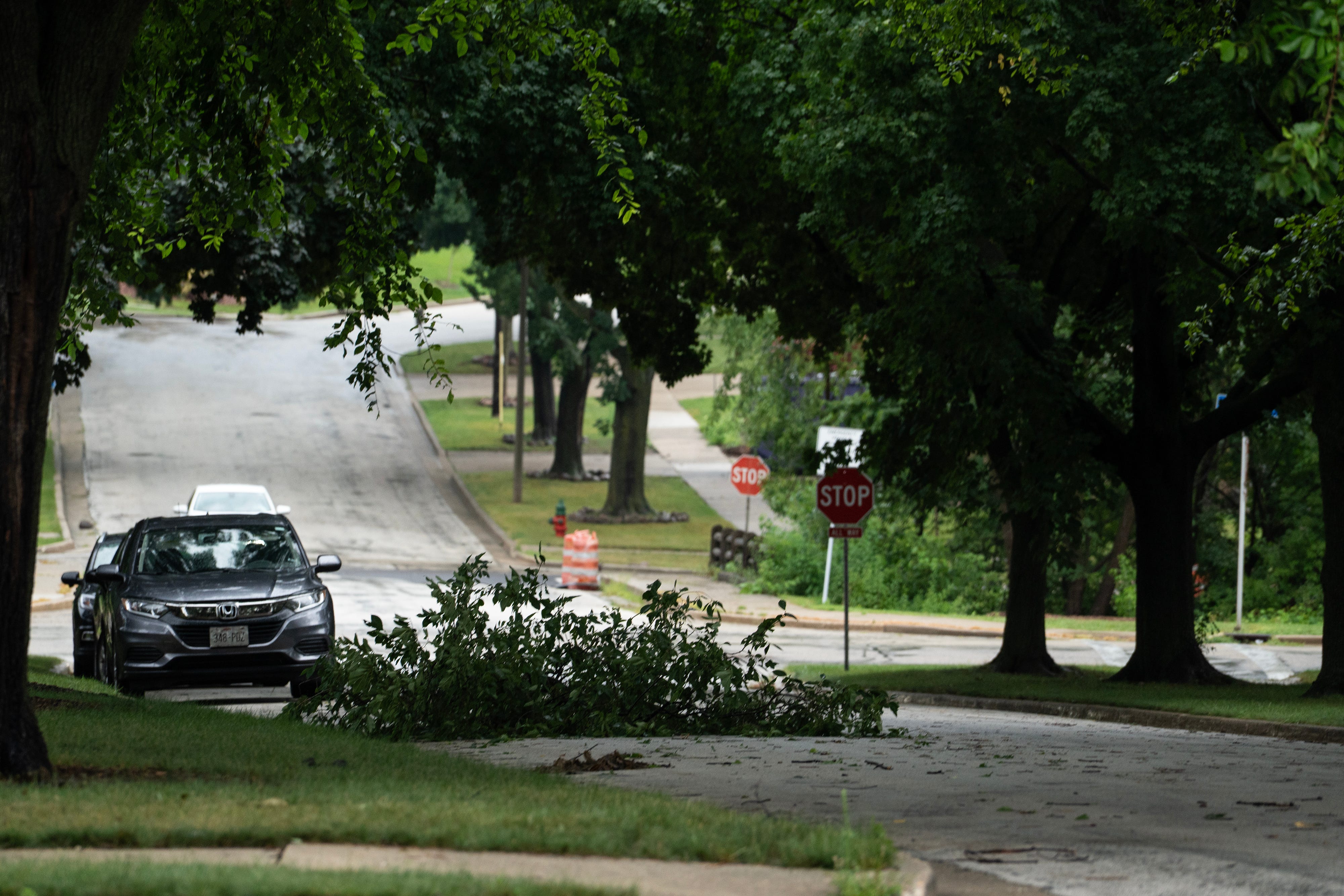 More than 30,000 without power after morning storms
