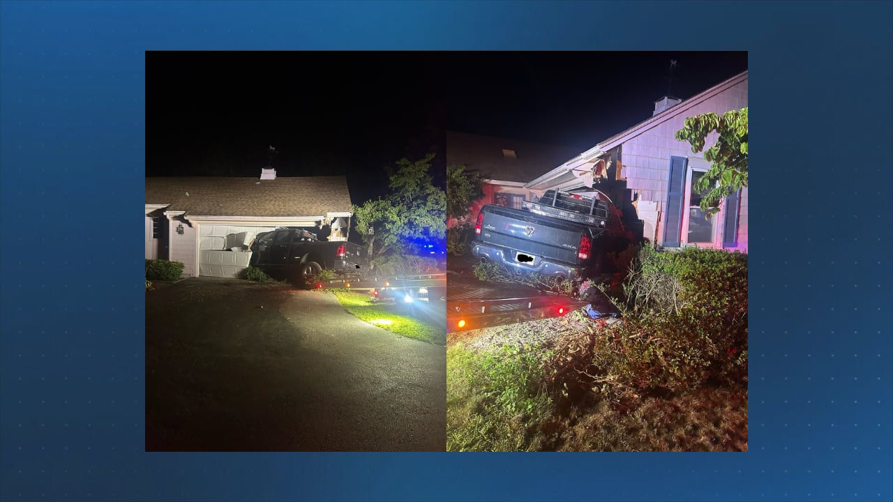 Driver suffers minor injuries after vehicle crashes into Pembroke residence
