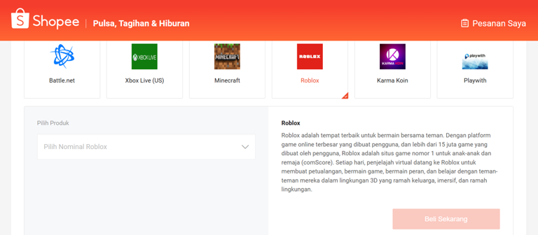 6 Cara Top Up Roblox yang Mudah, Bisa Lewat Shopee!