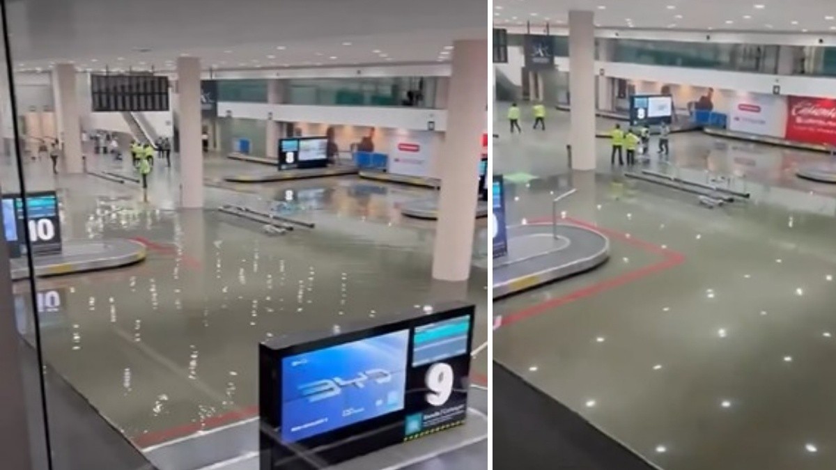 Fuertes lluvias provocan suspensión de operaciones y afectaciones en el AICM