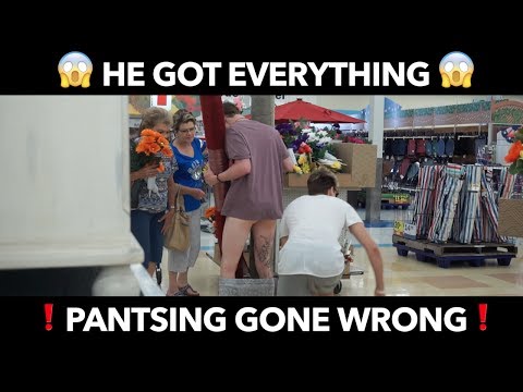 PANTSING PEOPLE IN PUBLIC **GOES WRONG**