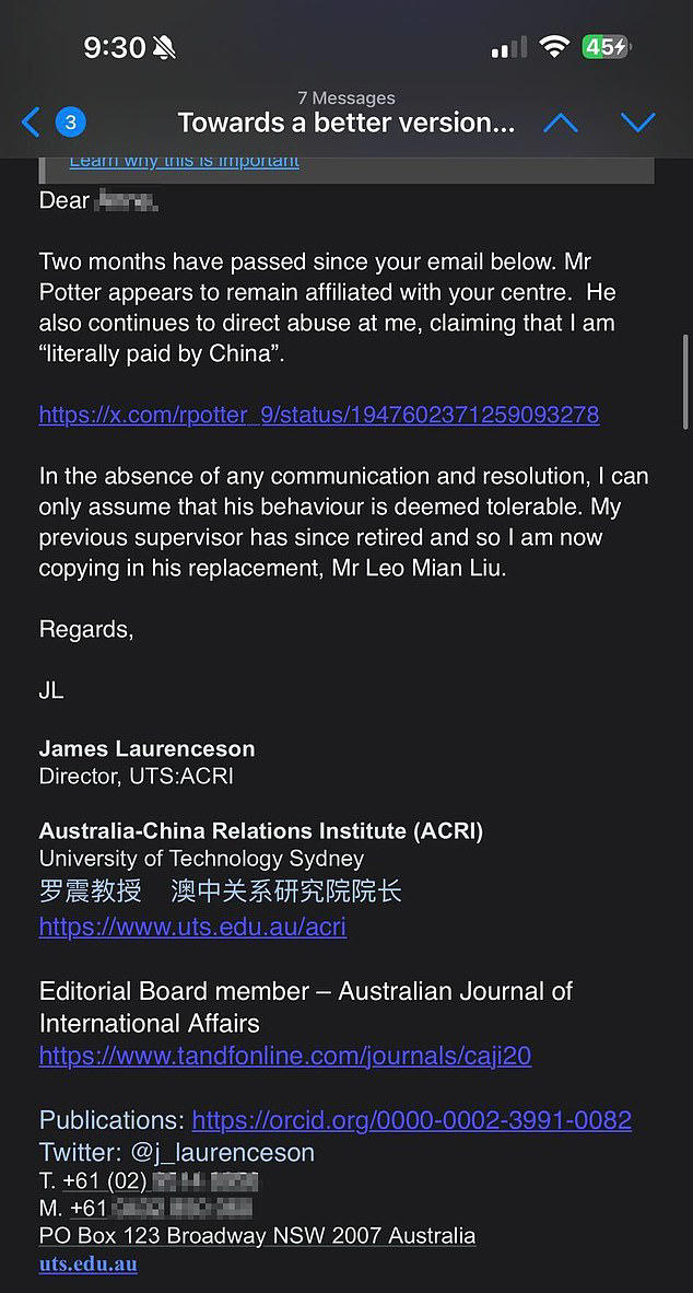 Leaked emails expose plot to get Aussie CEO fired over China social