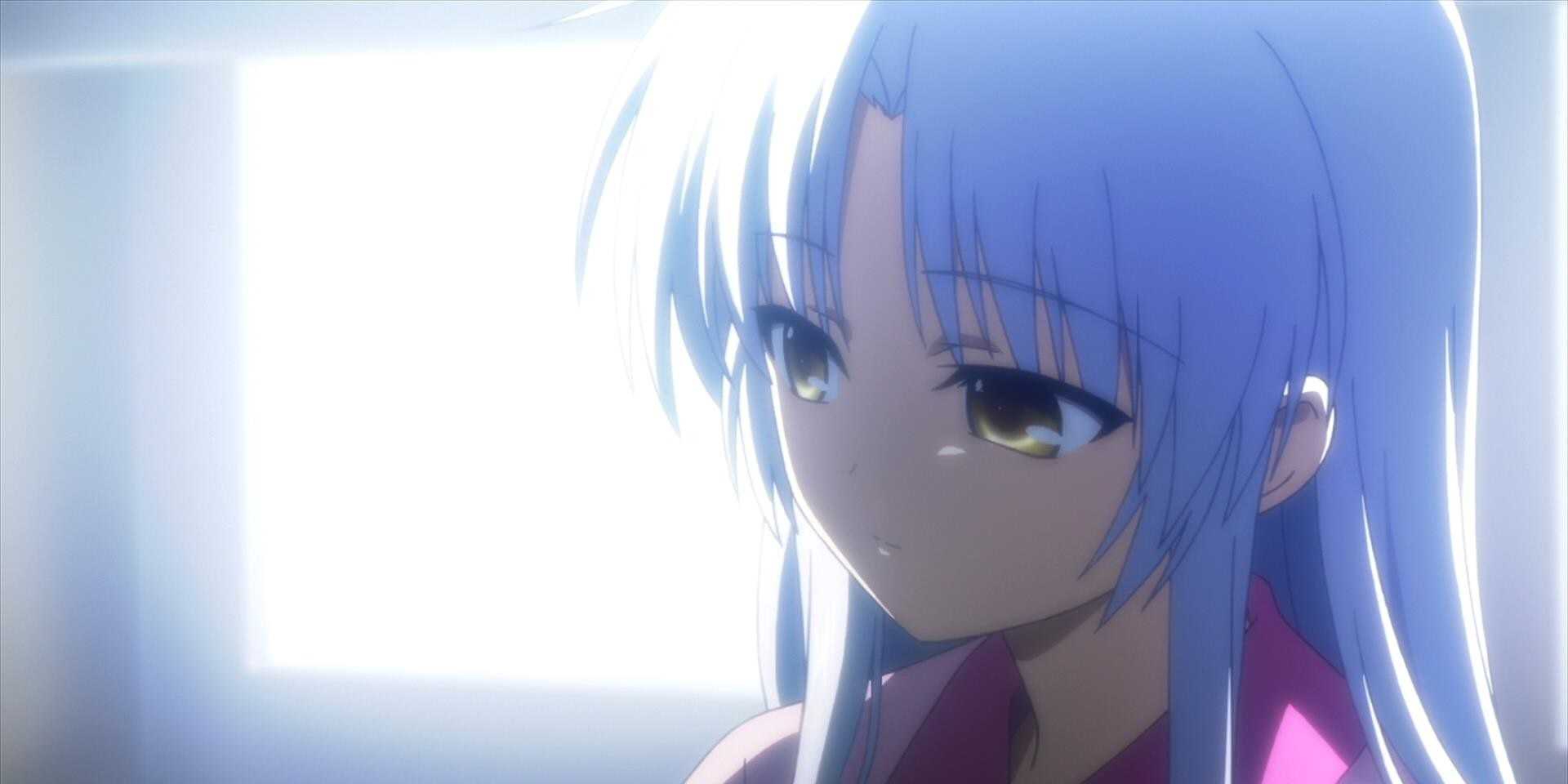 Kanade Tachibana looking sad in Angel Beats!