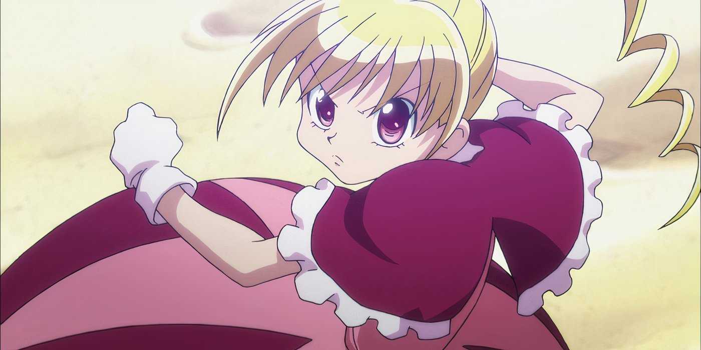 Biscuit preparing to fight in Hunter x Hunter