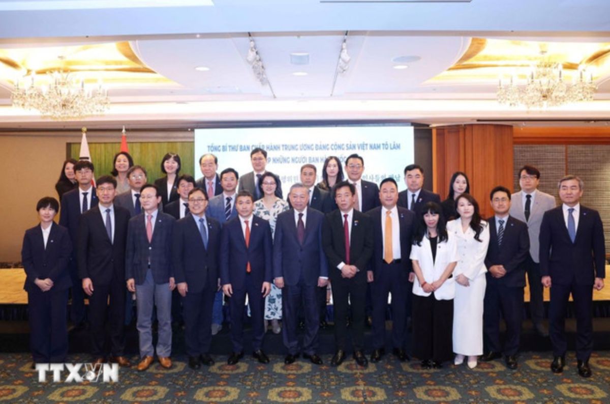 Tổng Bí thư tri ân tình cảm của những người bạn Hàn Quốc dành cho Việt Nam