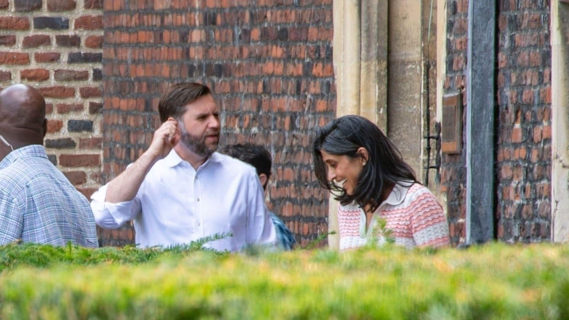 Second Lady Usha Vance and Vice President JD Vance pay visit to a Second Lady Usha Vance and Vice President JD Vance pay visit to a