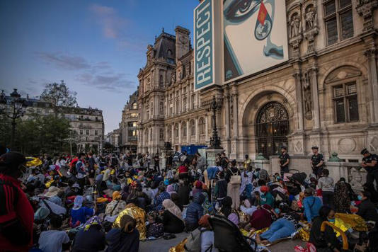 The protest started on August 5