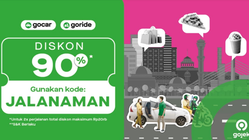Bocoran kode promo Grab dan Gojek, Rabu 17 Desember 2025, ongkos perjalanan diskon 90 persen