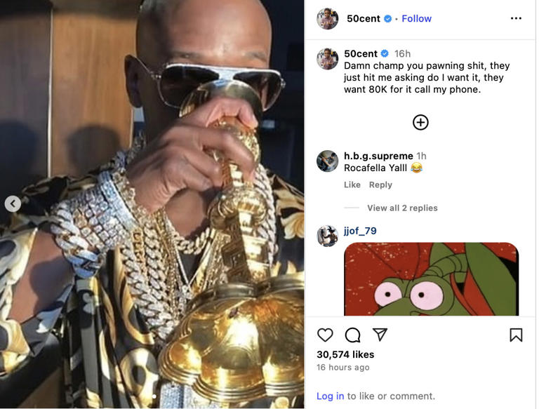 50 Cent via Instagram