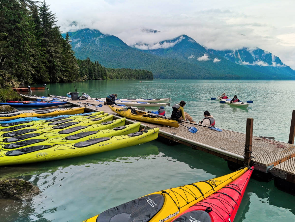 Kayaking Chilkoot Lake with Alaska Mountain Guides: Beautiful Views and Salmon in Haines